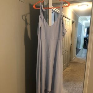 Express High Low Cold Shoulder Maxi Dress NWT